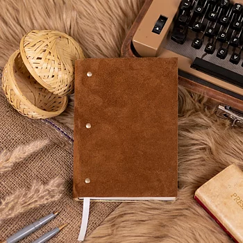 Dagbok & Anteckningsbok i Mockaläder med Mjukt Omslag – Linjerade Sidor – Handgjord Journal - R K Handicrafts Craft Junky