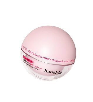Hanskin Pink Lotus PDRN Hyaluron Glow Plumping Cream 50ml