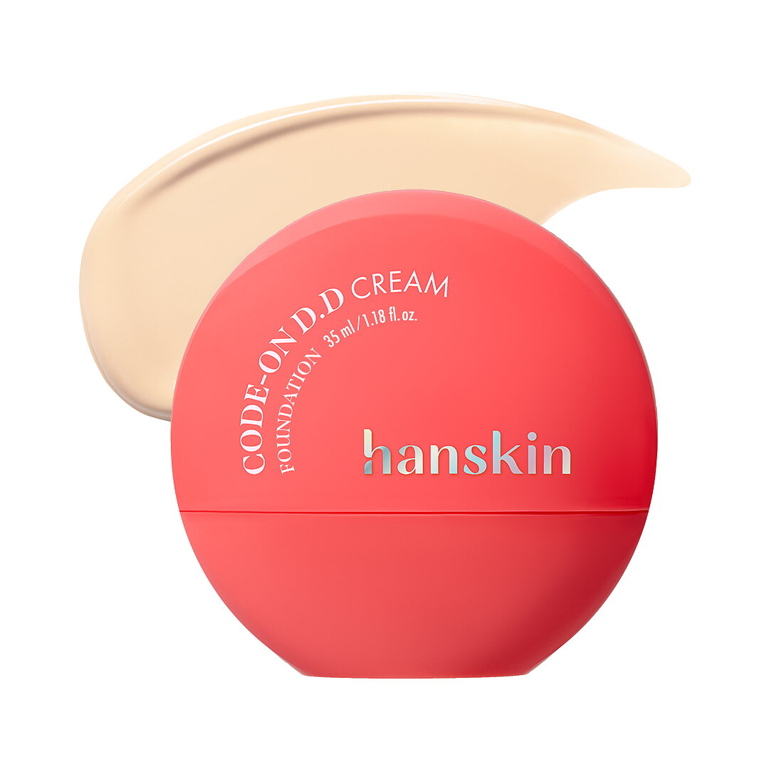 Hanskin Code-On DD Cream Foundation PORCELAIN 19NC 35ml