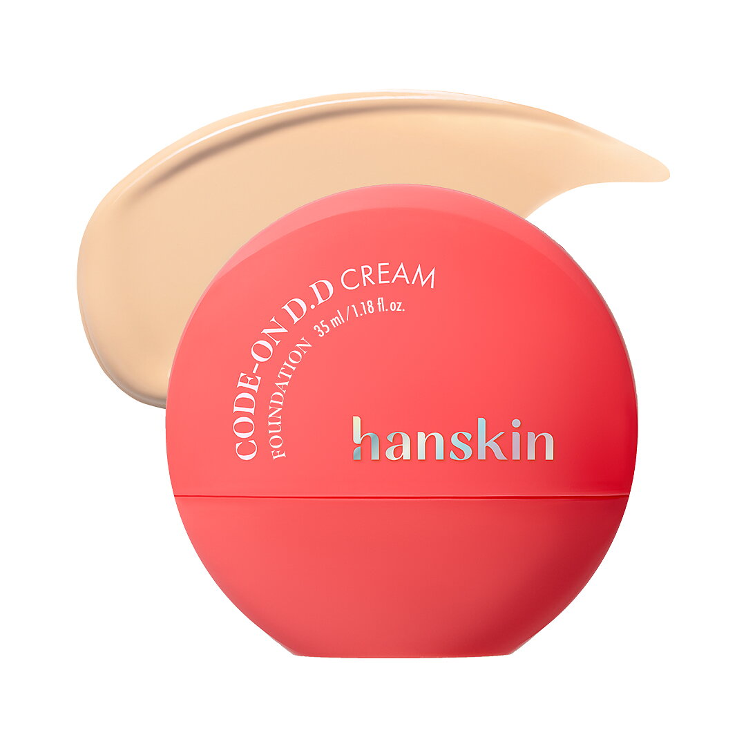 Hanskin Code-On DD Cream Foundation LIGHT BEIGE 21N 35ml