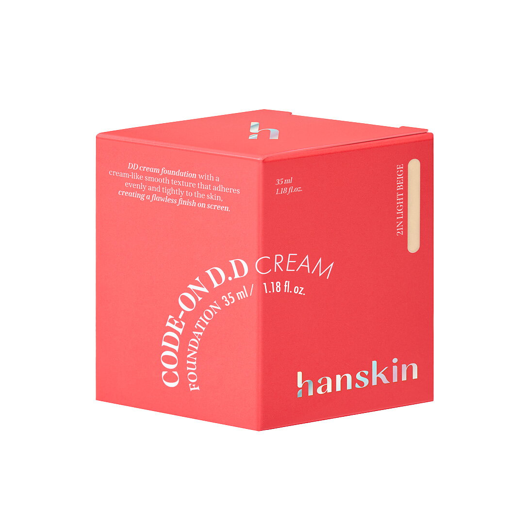 Hanskin Code-On DD Cream Foundation LIGHT BEIGE 21N 35ml