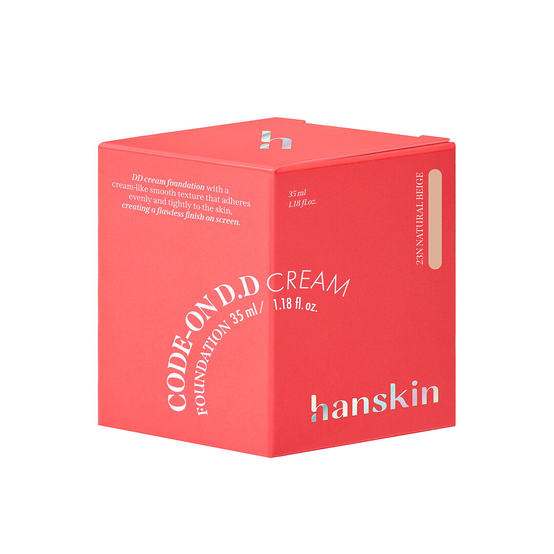 Hanskin Code-On DD Cream Foundation NATURAL BEIGE 23N 35ml