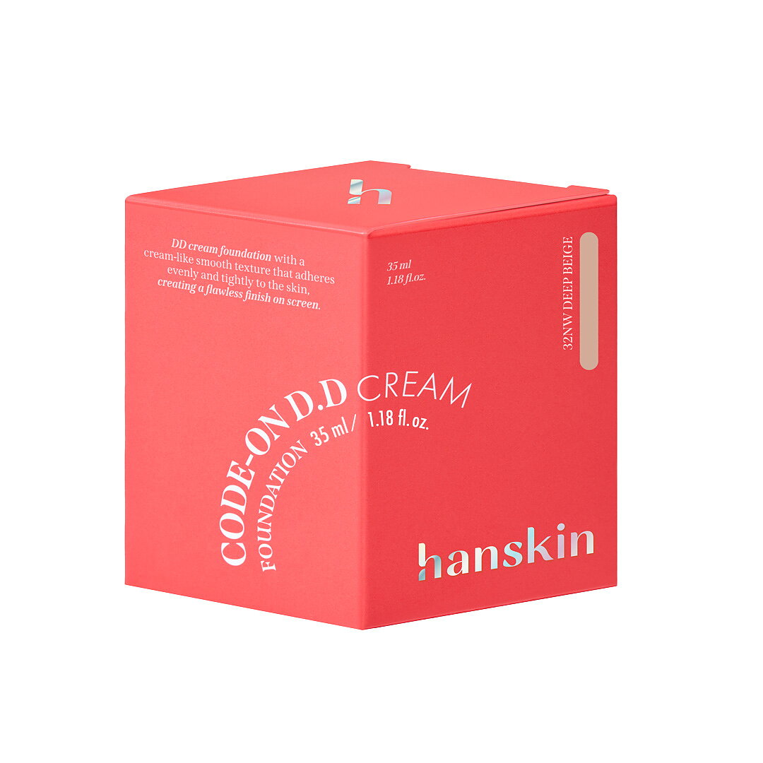 Hanskin Code-On DD Cream Foundation DEEP BEIGE 32NW 35ml