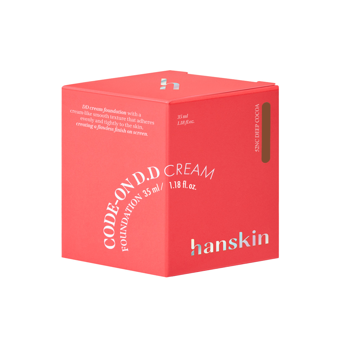 Hanskin Code-On DD Cream Foundation DEEP COCOA 52NC 35ml - 2
