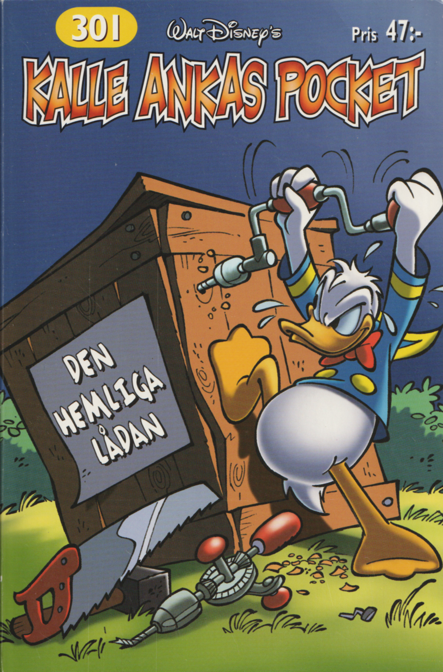Kalle Ankas Pocket 301 Den Hemliga Lådan, Begagnad A2