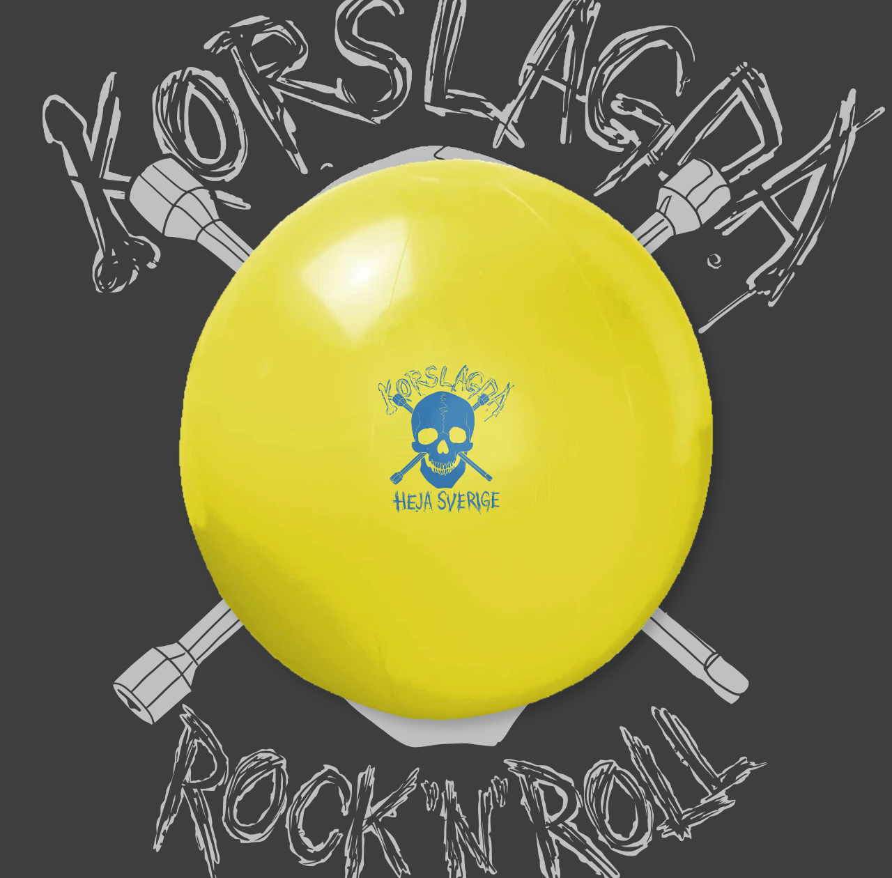 KORSLAGDA - Badboll