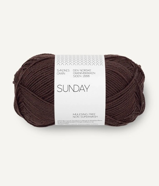 3591 chocolate plum sunday sandnes garn merinoull