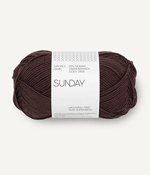 3591 chocolate plum sunday sandnes garn merinoull