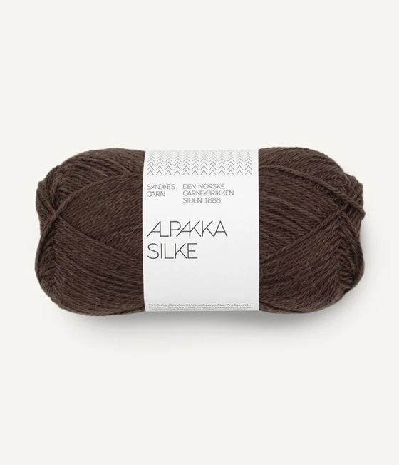 3591 chocolate plum alpakka silke sandnes garn