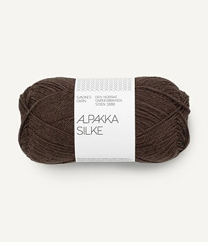 3591 chocolate plum alpakka silke sandnes garn