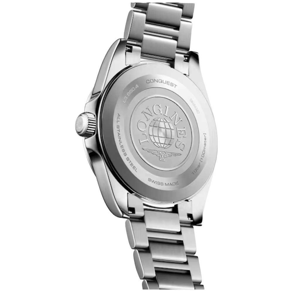 L3.860.4.92.6 Longines Conquest Quartz 2026, blå 41 baksida