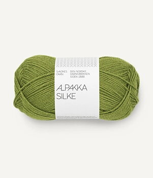 9564 matcha alpakka silke sandnes garn