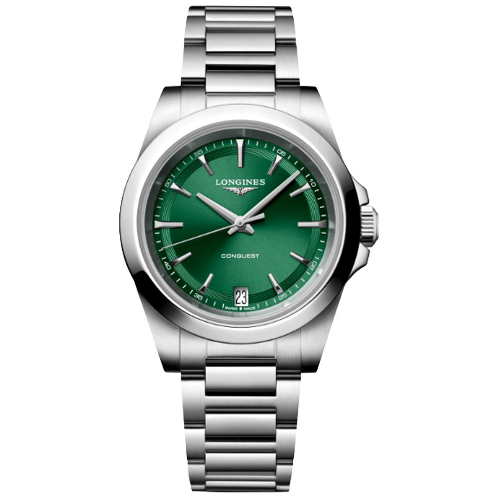 L3.460.4.09.6 Longines Conquest Quartz 2026, grön 34