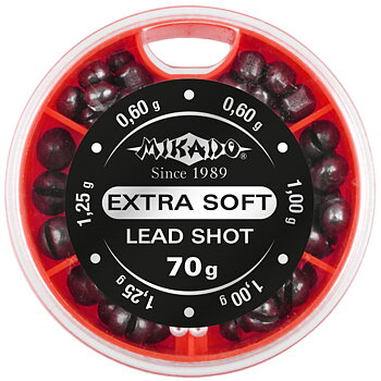 Mikado Sortimentask Splitshot sänken 70g 