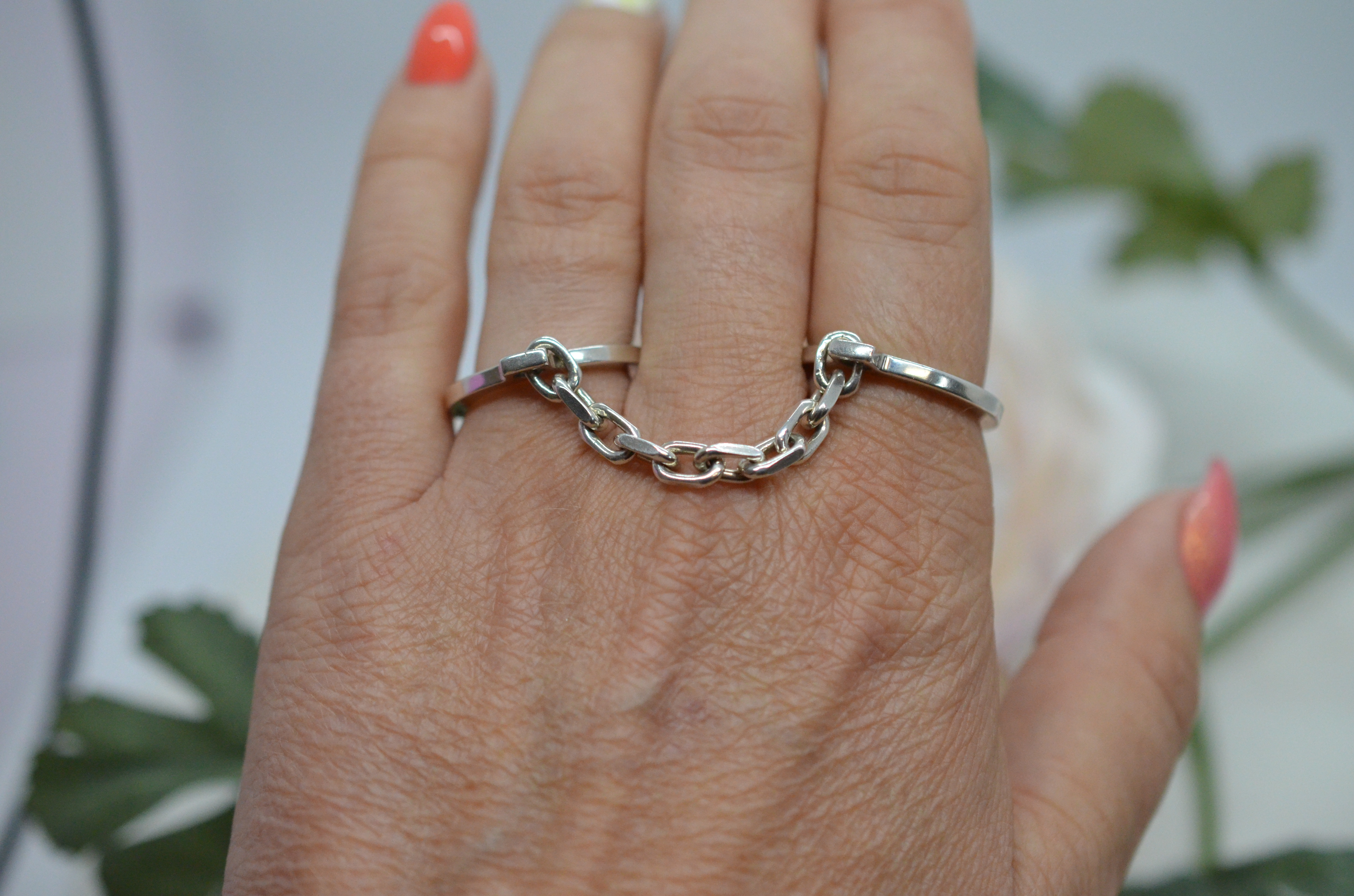 Second Hand Efva Attling "PASSION CUFFS" silver ring - 5