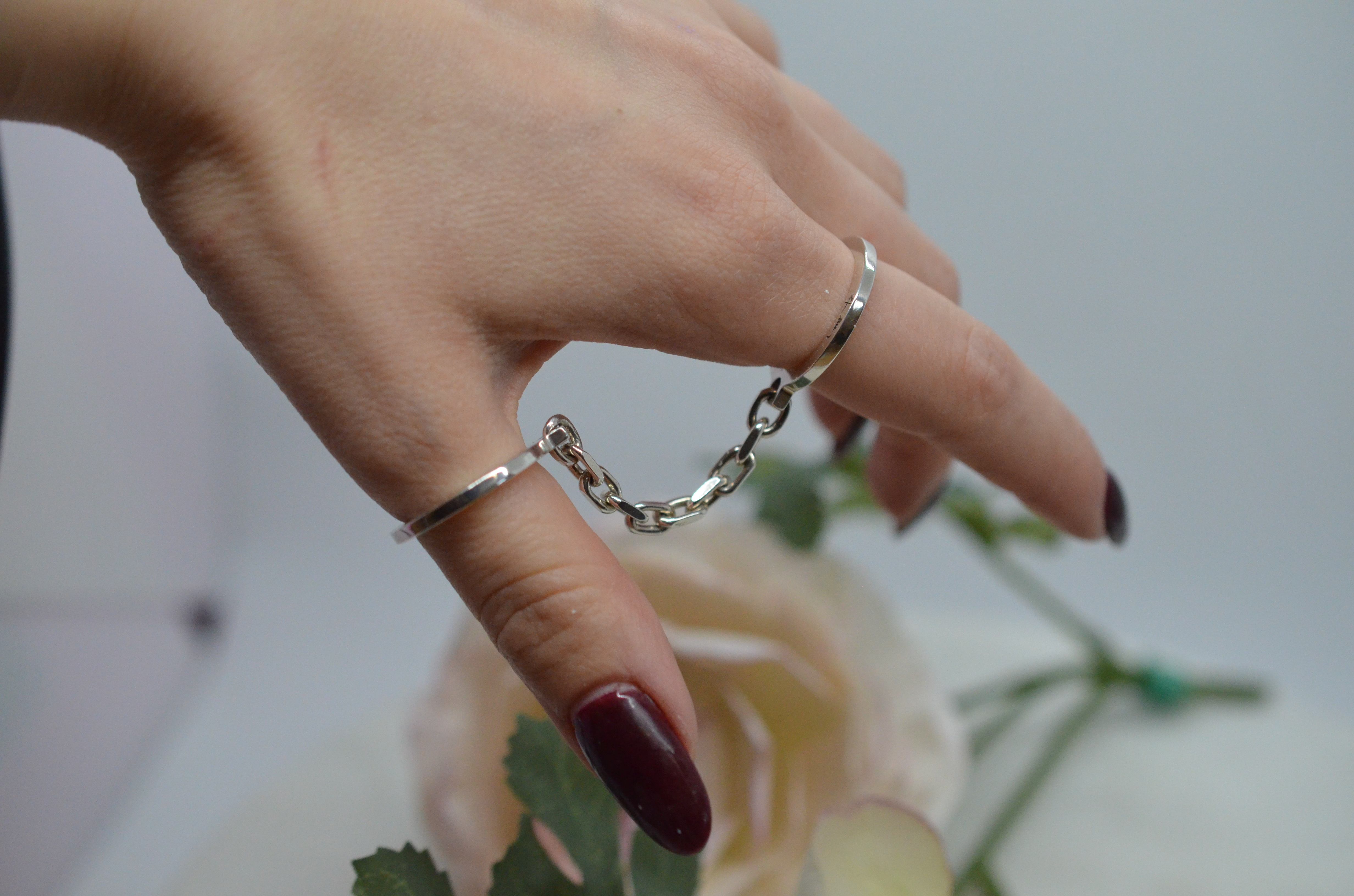 Second Hand Efva Attling "PASSION CUFFS" silver ring - 6