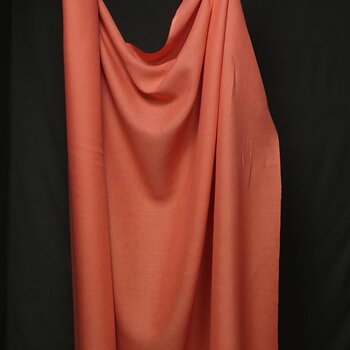 Elegant italienskt linnetyg – Korall