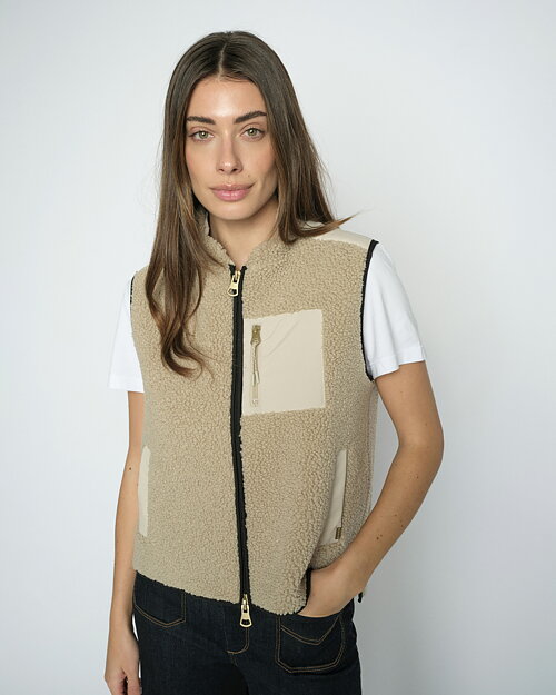 Väst Rowe Eli Teddy beige