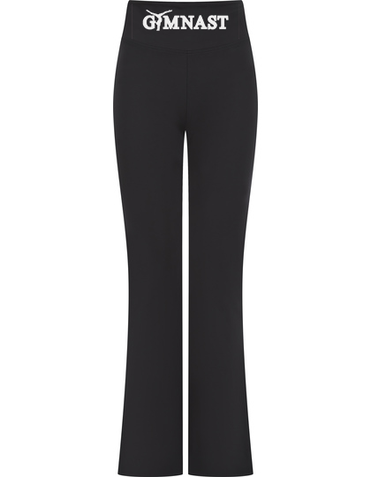 Jazzbyxa/Yogapants med gymnasttryck