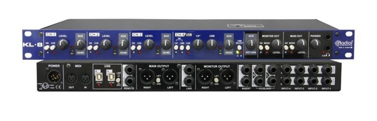 Radial KL-8 Rackmount Keyboard Mixer