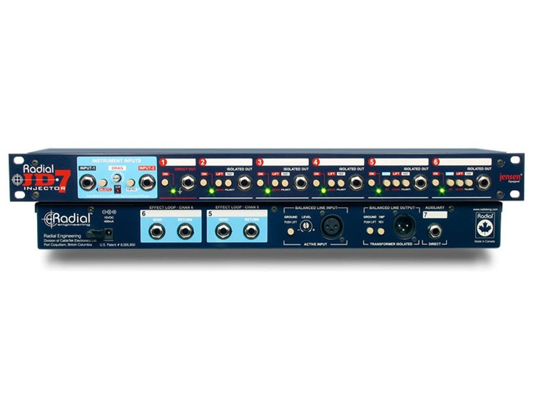 Radial JD7 Guitar Distro & Splitter