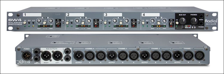 Radial SW4 - Four Channel Audio Switcher