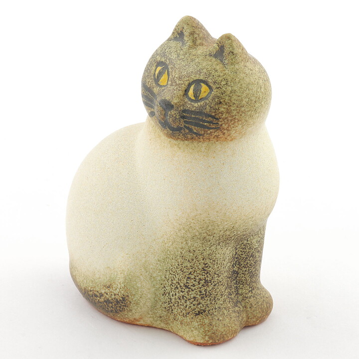 Lisa Larson (1996) Early Production Cat Måns Mini 10 cm (2)