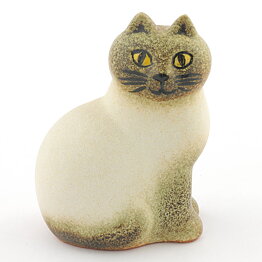 Lisa Larson (1996) Early Production Cat Måns Mini 10 cm (2)