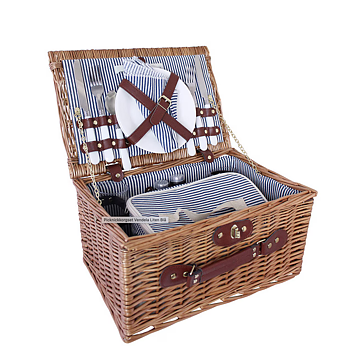 Picknickväska Vendela Liten Blå 38x26x19,5 cm