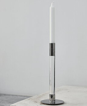 Lumiere Candlestick Silver
