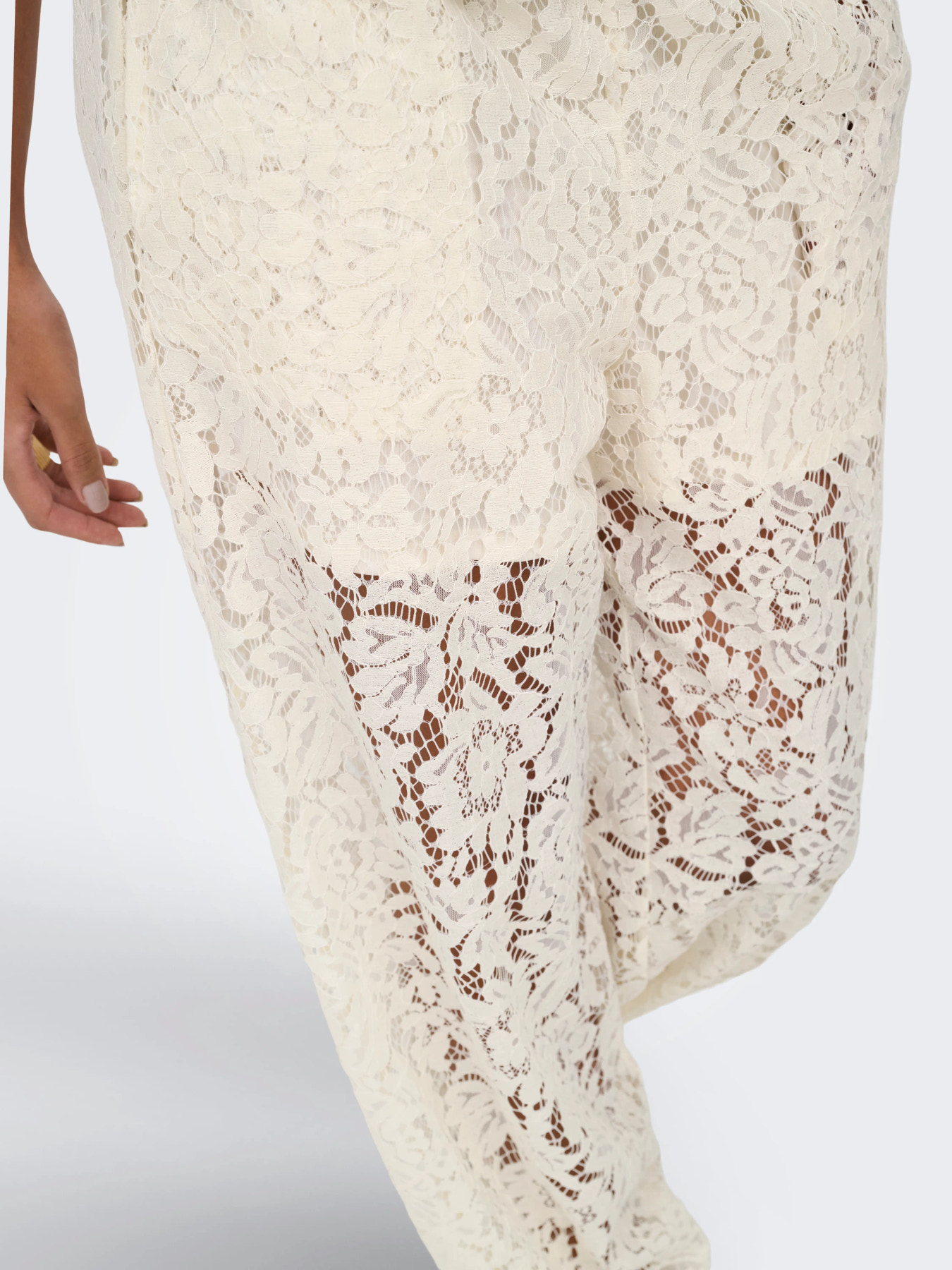 JDYJULIA LACE BALLOON PANT JRS Egret - 6