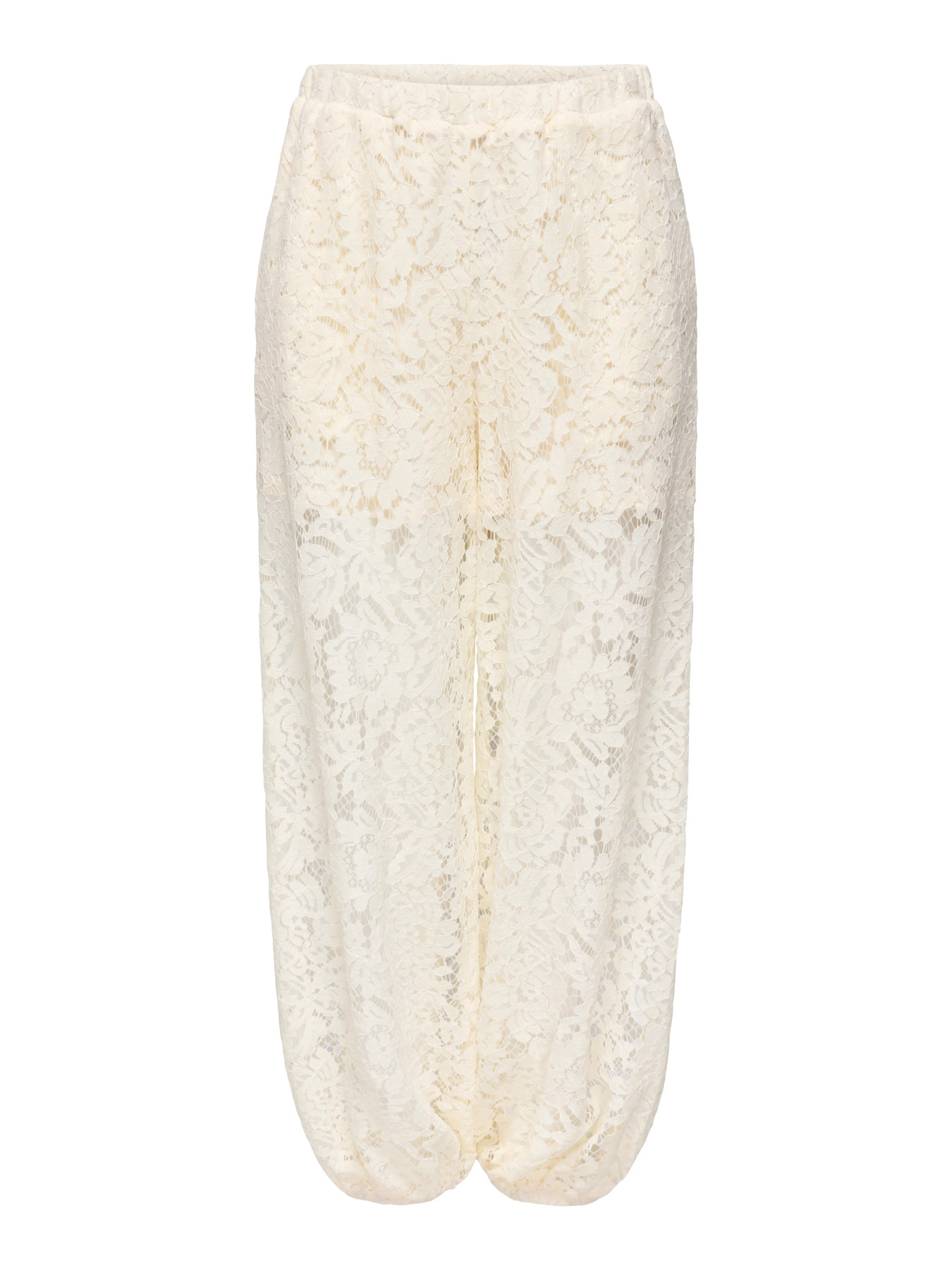 JDYJULIA LACE BALLOON PANT JRS Egret