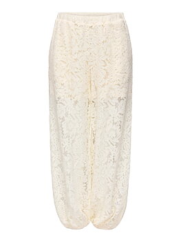 JDYJULIA LACE BALLOON PANT JRS Egret