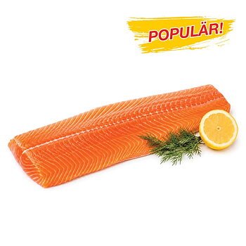Premium Laxrygg Midloin Sashimi Fryst 2,5 kg från Fiskegott