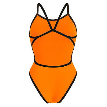ISHA2.0 aClimateHero Light-Cross-Back Badeanzug für Frauen Orange
