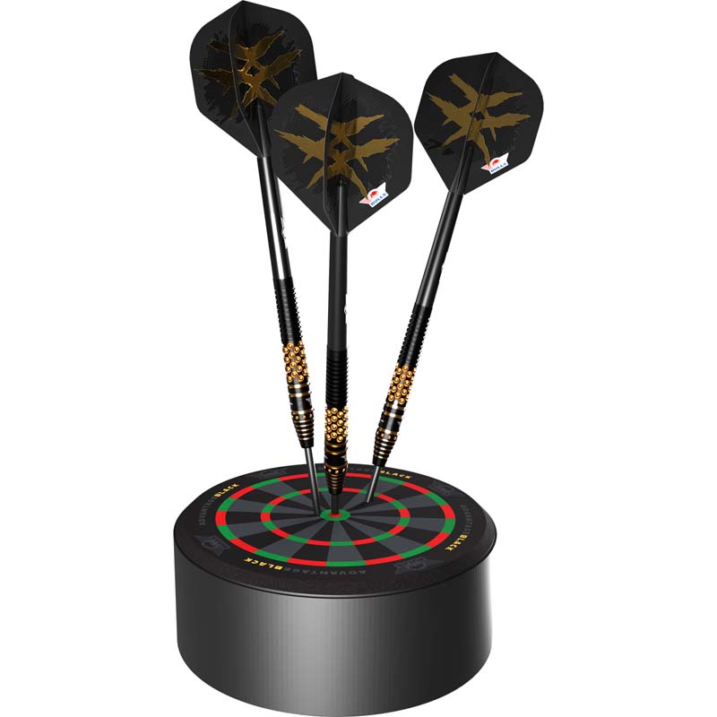 Bulls NL Advantage Black Mini Dartboard Display - 2