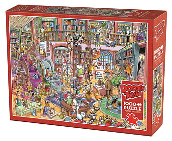 Doodle Town : Bookshop Bedlam - Pussel 1000 bitar 