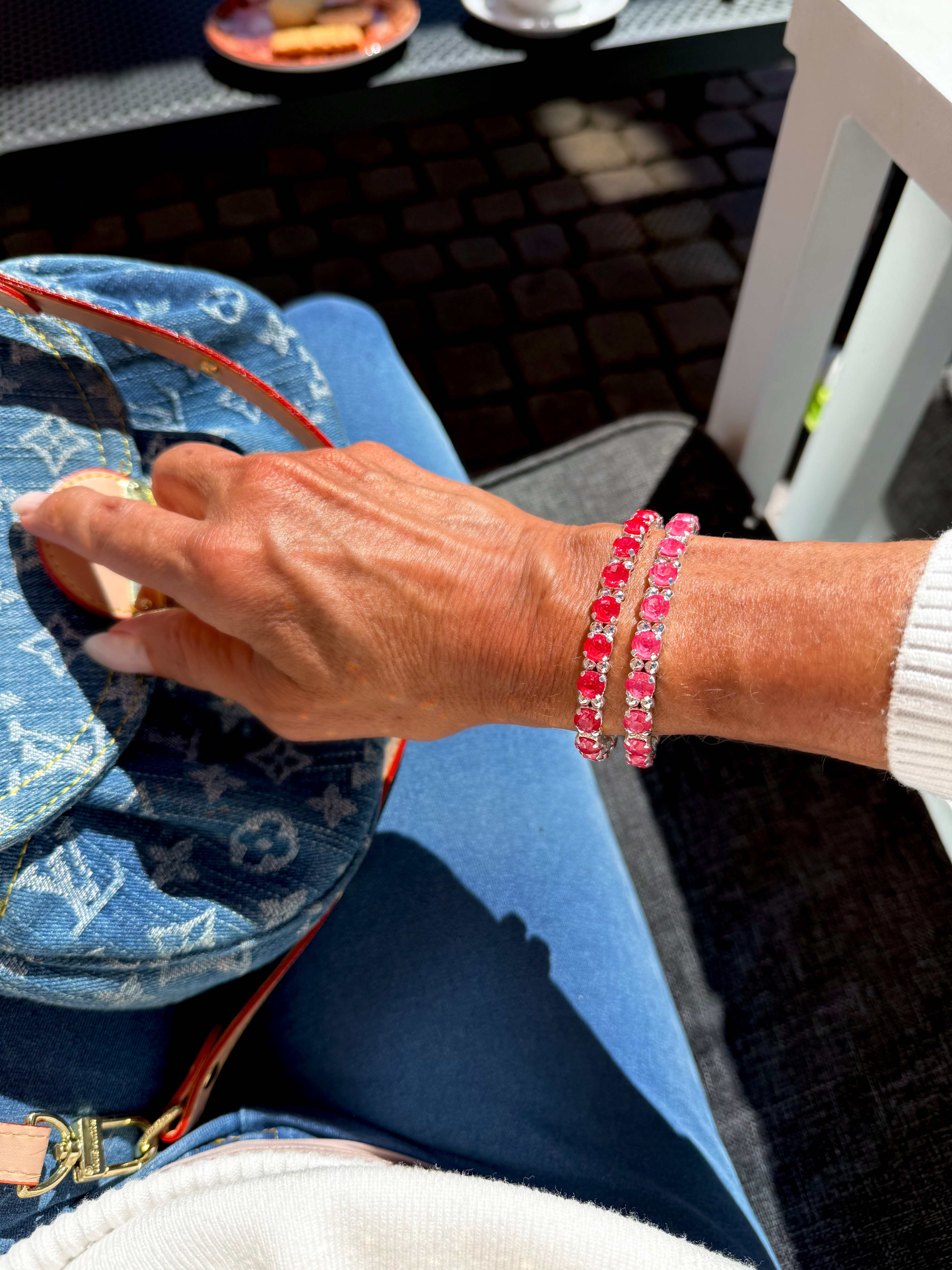 Bracelet Maxine Poppy Red Silver - 2