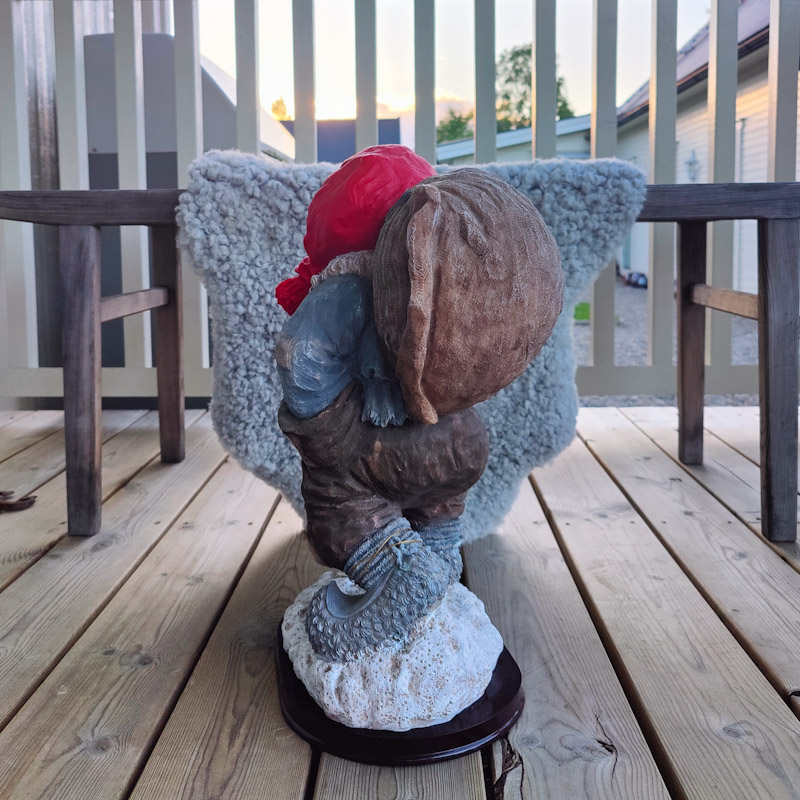 Tomte med säck stor modell av Rolf Lidberg - 4