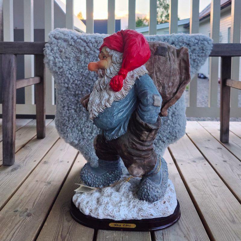 Tomte med säck stor modell av Rolf Lidberg - 3