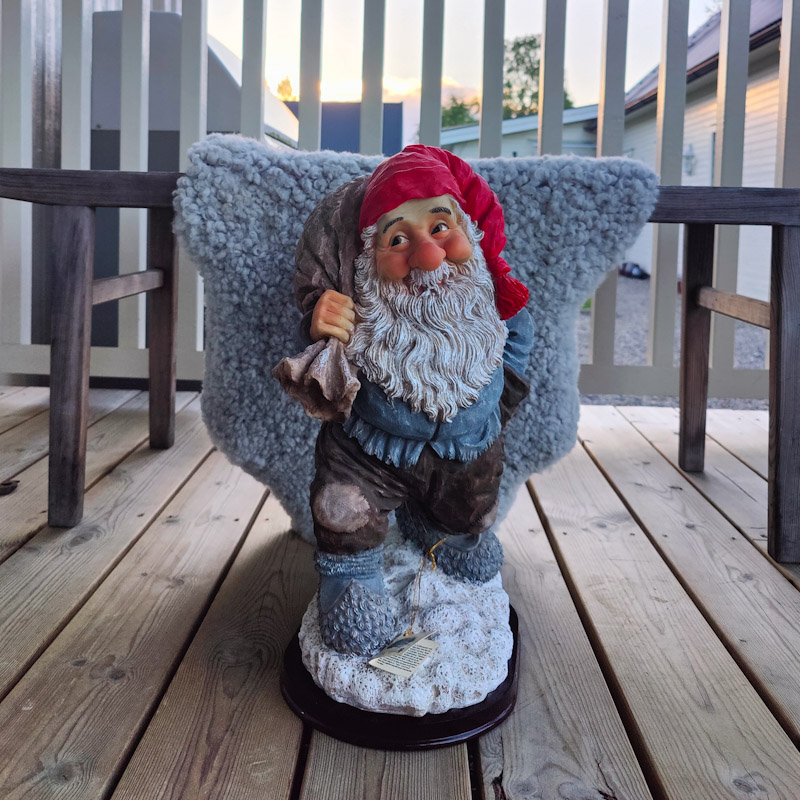 Tomte med säck stor modell av Rolf Lidberg - 2
