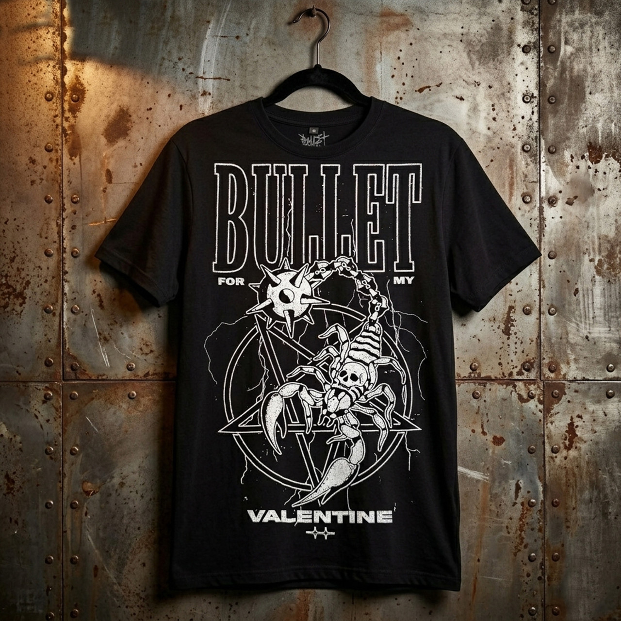 Bullet For My Valentine Unisex Premium Carbon T-Shirt: Bullet Svart) - 2