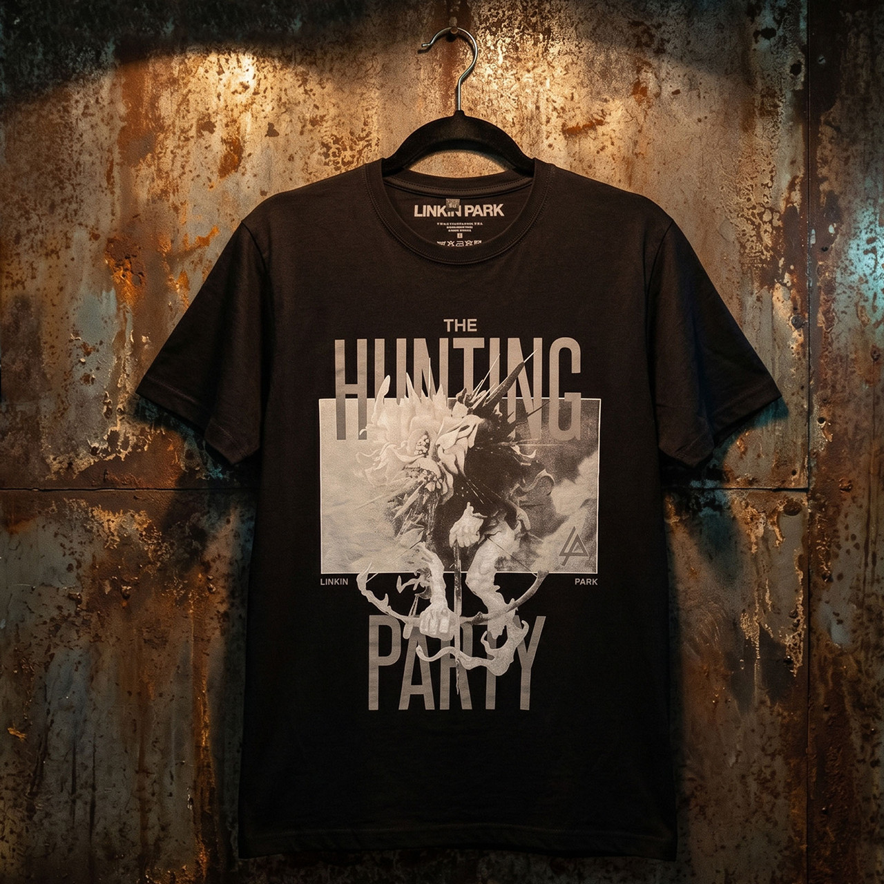 Linkin Park Unisex Premium Carbon T-Shirt: Hunting Party (Black) - 2