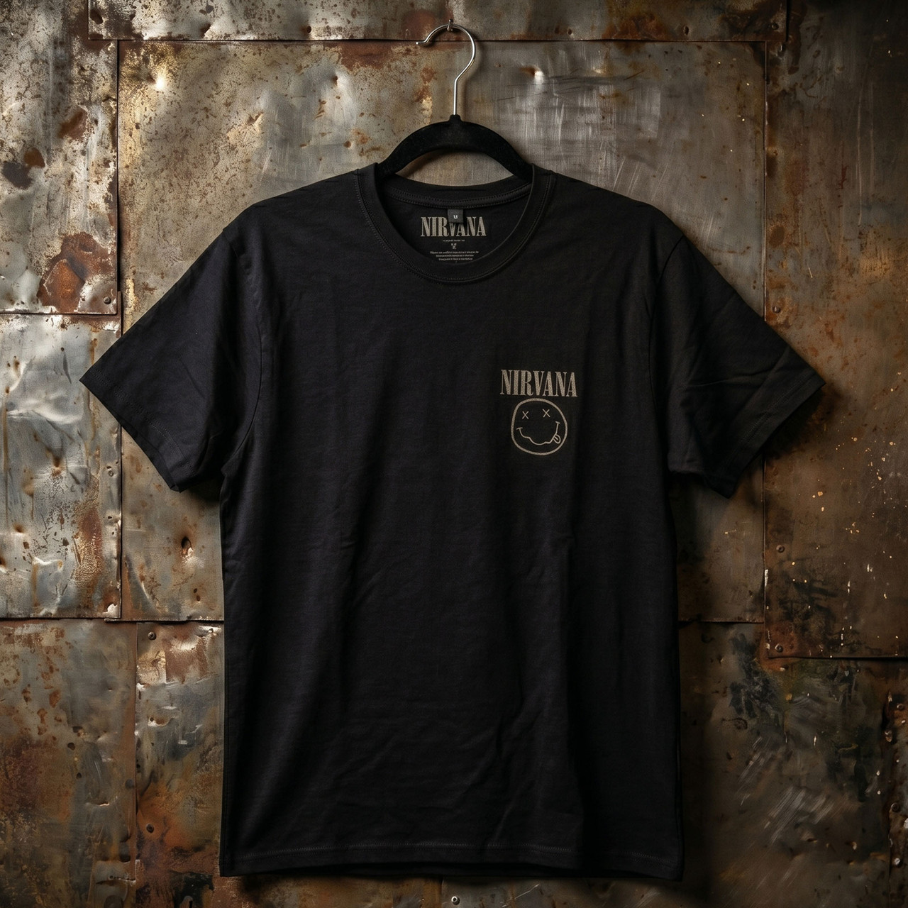 Nirvana Unisex Premium Carbon T-Shirt: More Drive (Black) (Back Print) - 2