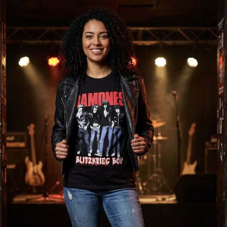 Ramones Unisex Premium Carbon -T-paita: Blitz (Musta)