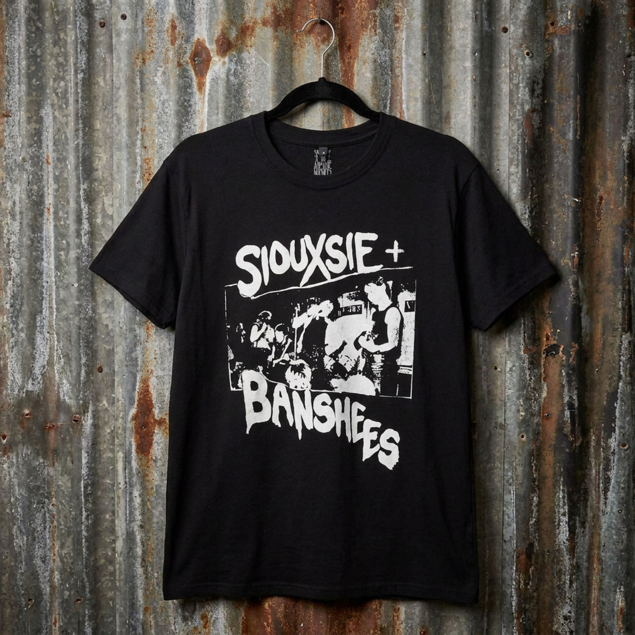 Siouxsie & The Banshees Unisex Premium Carbon T-Shirt: Live! (Svart) - 2