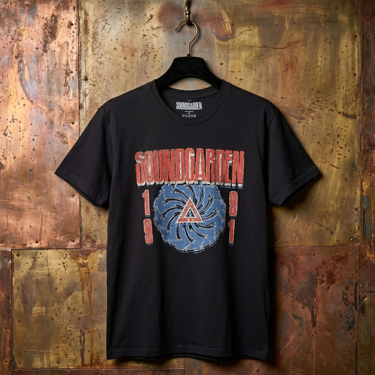 Soundgarden Unisex Premium Carbon T-Shirt: 1991 (Svart) - 2