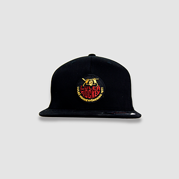 Keps flat visor, svart