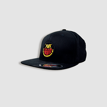 Keps flat visor, svart