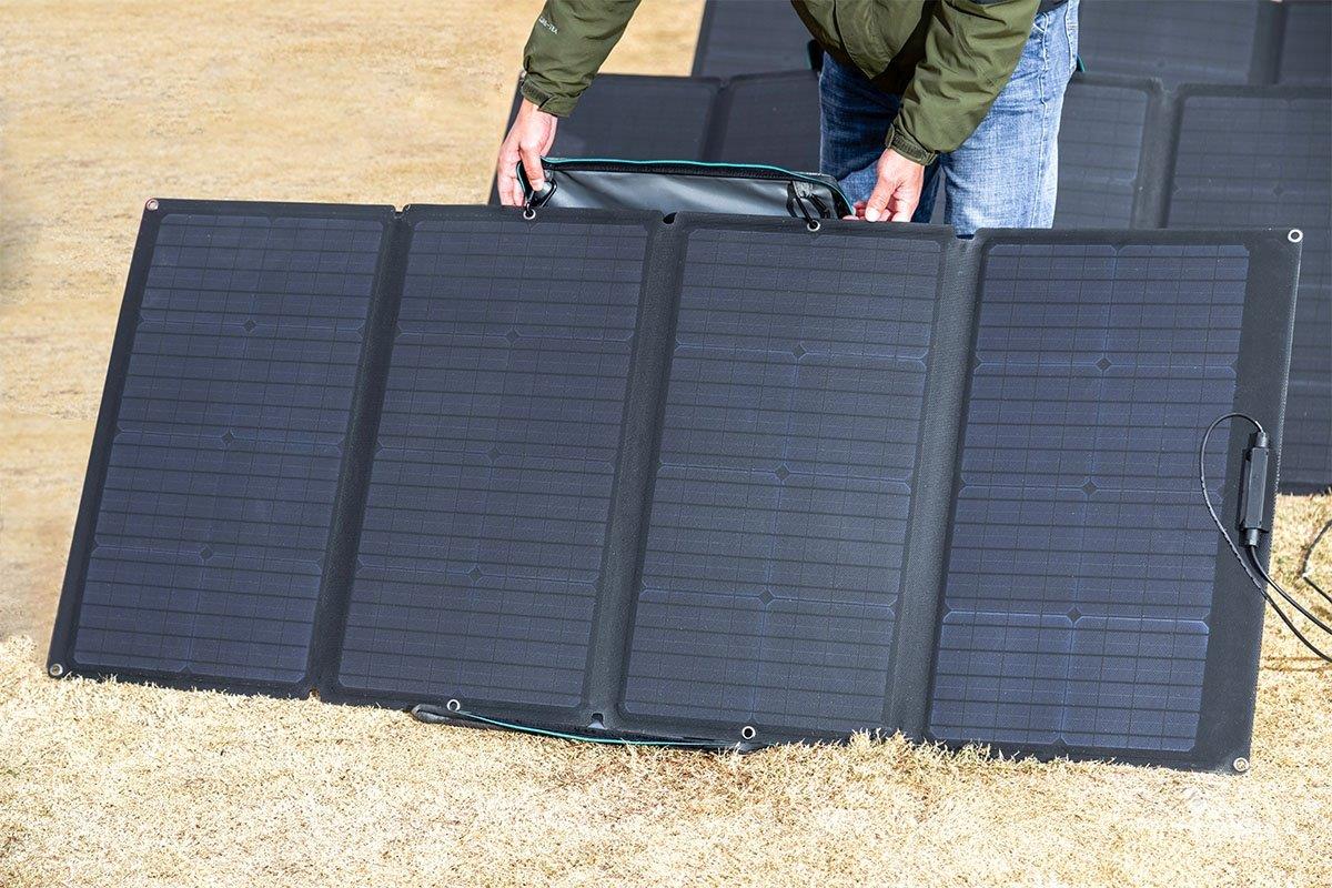 EcoFlow 160W Solar Panel Charger (Refurbished) - 3